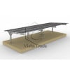 T Type Solar Carport Mounting Brackets